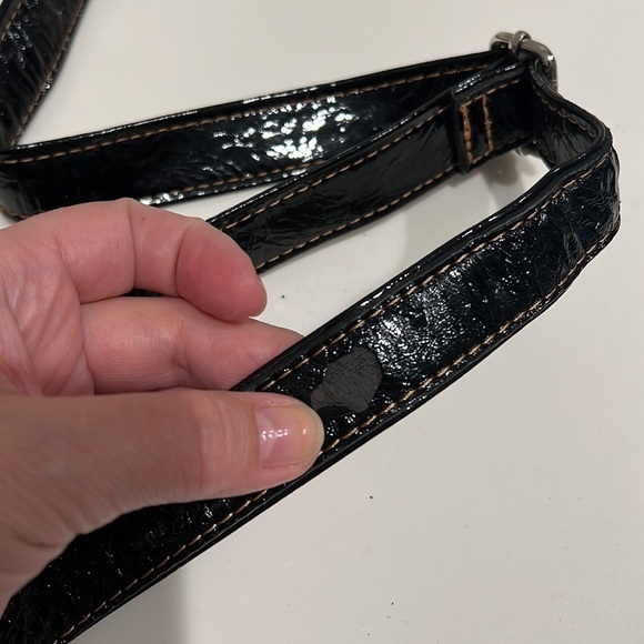 Lawyer’s bag top handle Leather croc embossing patent leather briefcase Retro - Picture 16 of 16